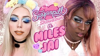 SUGARPILL SHOWDOWN ❤ MAKEUP CHALLENGE ft MILES JAI