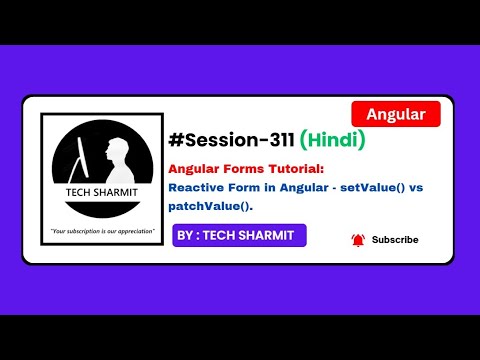 Angular Reactive Forms Tutorial In Hindi Setvalue Vs Patchvalue Difference Explained Ep 311