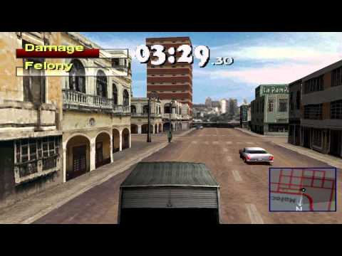 Driver 2 Gameplay Stop the truck Mission (Playstation)