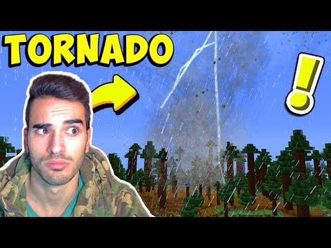 HO CREATO UN TORNADO SU MINECRAFT ITA !!!