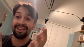 Lin-Manuel Miranda sings My Shot on Twitter livestream for the Coronavirus