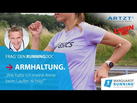 Frag den RunningDoc – Laufwissen. Folge 4: Richtige Armarbeit beim Laufen?