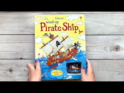 фото интерактивная книга usborne pirate ship с кораблем 0