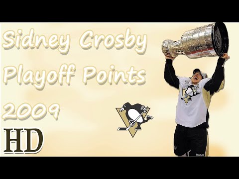 All Sidney Crosby Points of the 2009 Playoffs (HD)