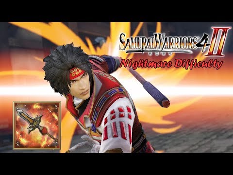Yukimura Sanada - Rare Weapon (Nightmare Difficulty) | Samurai Warriors 4-II
