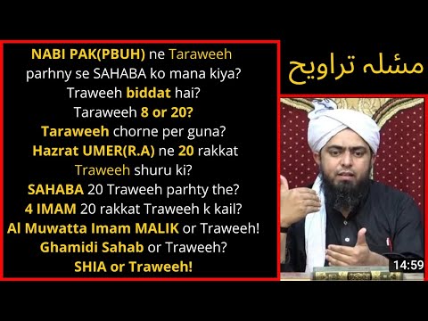 Traweeh 8 or 20 || Al Muwatta Imam Malik || Explanation || Engineer Ali Mirza || Message of Quran