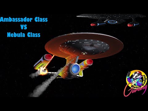 Ambassador Class VS Nebula Class | Star Trek Ship Battles | Bridge Commander | Retro Badger Gaming