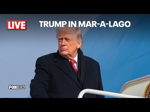 LIVE: President Donald Trump in Mar-a-Lago