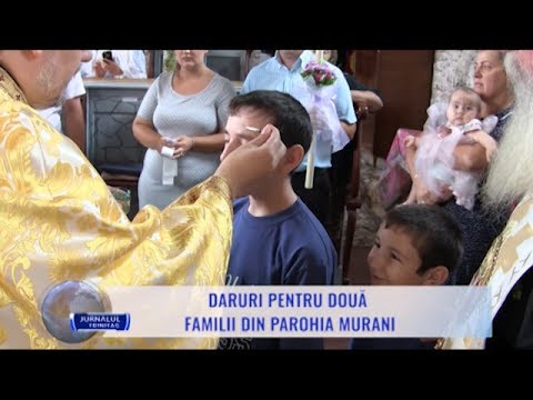 Daruri pentru două familii din Parohia Murani