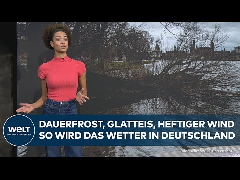 WETTER: Glatteis, Dauerfrost. starker Wind! Der Winter kommt hart nach Deutschland!