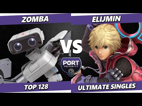 Port Priority 9 - Zomba (ROB) Vs. Elijmin (Shulk) Smash Ultimate - SSBU