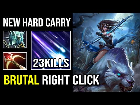 How to play mirana as a new hard carry with full right click physical items build Dota 2