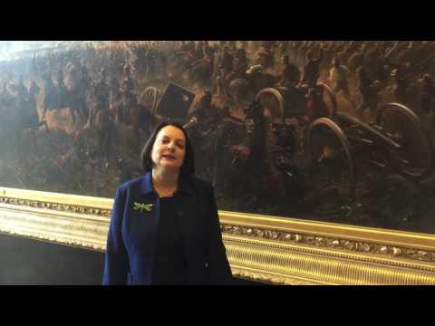 Dr. Melissa Walker discusses the battleground depiction in the Battle of Gettysburg painting
