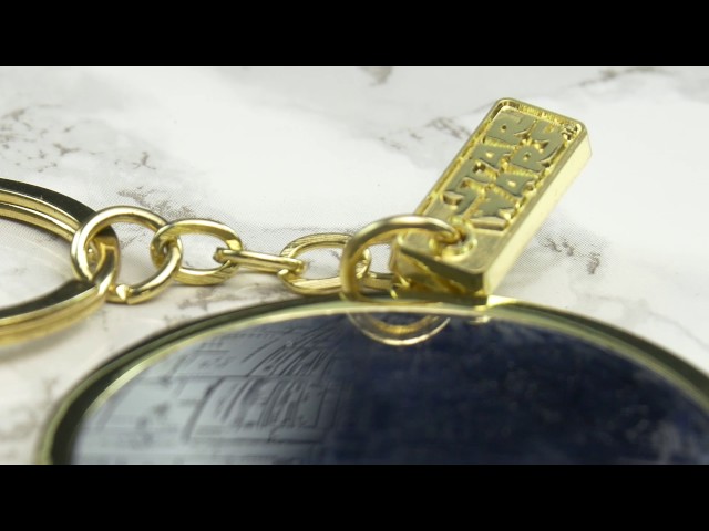 Vídeo relacionado con Llavero de metal con anillo para fans de la saga de Star Wars (DEATH STAR)