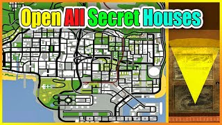 How to Buy All Houses in GTA San Andreas Los Santos - (Open All House)
