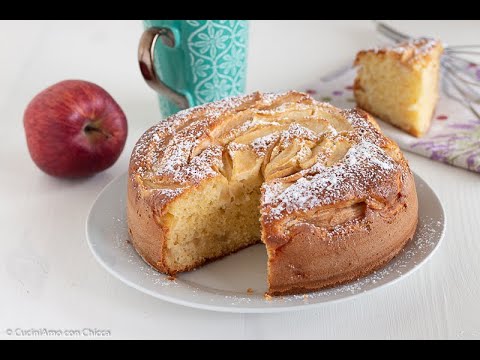 TORTA AL MASCARPONE E MELE Ricetta facile e veloce! #mele
