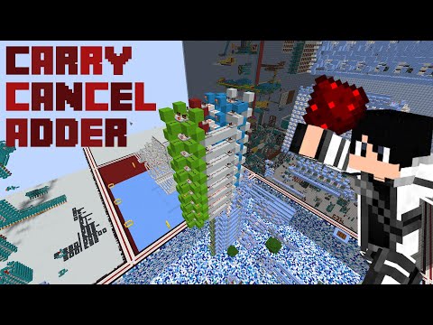 Computational Redstone Build tutorial: Carry Cancel Adders