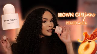 PEACH IS HAVING A MOMENT! 🍑 NEW BROWN GIRL JANE PEACH AURA PERFUME!