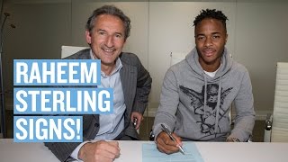 Raheem Sterling Signs for Man City