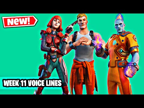 *NEW* Fortnite Week 11 Resistance Voice Line Quests Showcase - Fortnite Challenges | Fortnite