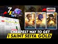 7 WDP ENOUGH TO GET 1 SAINT SEIYA GOLD SKIN WITH CHEAPER WAY SAINT SEIYA X MLBB 2025