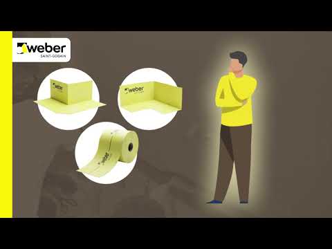 Webertec hidroizolacijski kutnik i traka