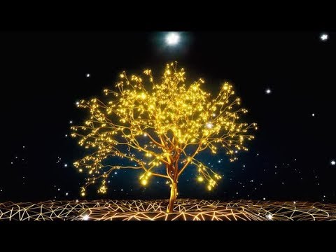 Gold Glowing Magic Tree | Motion Graphics - Videohive template