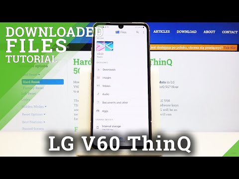 How to Find Downloaded Files in LG V60 ThinQ – Downloading Folder