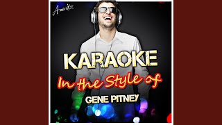 Princess in Rags (In the Style of Gene Pitney) (Karaoke Version)