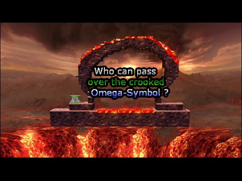 Who can pass over the crooked Omega-Symbol ?