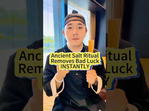 Ancient Salt Ritual Removes Bad Luck INSTANTLY
