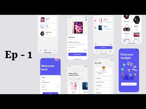 Complete E-Commerce App UI - Ep 1 - Onboarding Screen + Sign In Screen - SwiftUI