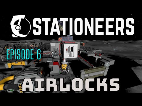 Stationeers 2025 - New Player Tutorial Guide - Episode 6: Airlocks & Breathing Indoors - Moon
