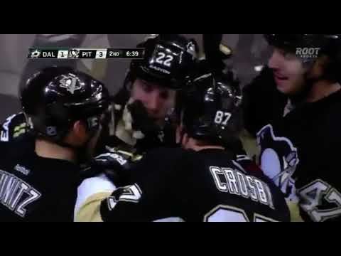 Lee Stempniak Goal Against Dallas 3/18/14 (Assisted by Chris Kunitz & Sidney Crosby)