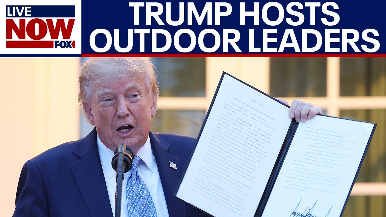 Trump welcomes outdoorsmen to White House, rolls back Biden-era restrictions
