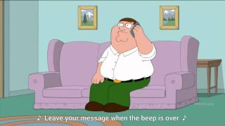 Family Guy - Creative voice mail message / Joe Is on a Vacation