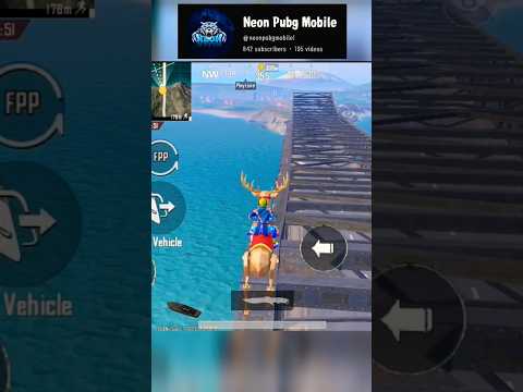Reign Deer 🦌 on Bridge Trick - 40 #pubgm #levinho #sevou #pubgmobile #shorts