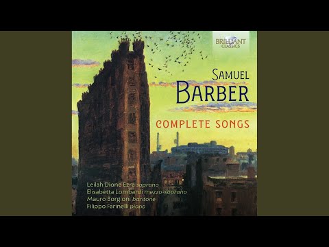 4 Songs, Op. 13: I. A Nun Takes the Veil