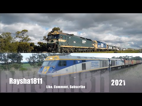 Herbie goes to Bannockburn and some freight trains - Australian Trains by Raysha1811