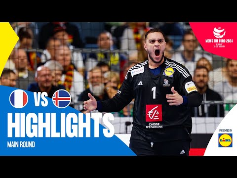 EHF Euro 2024| França 39-32 Islândia (Main Round...