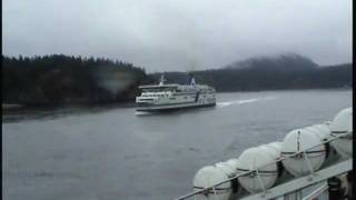 preview picture of video 'Voyage Through Active Pass Aboard The Spirit of British Columbia October 4, 2003'