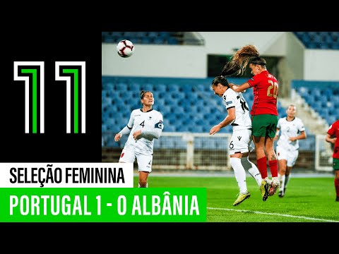 Portugal 1-0 Albânia (Qualificação Europeu Femi...