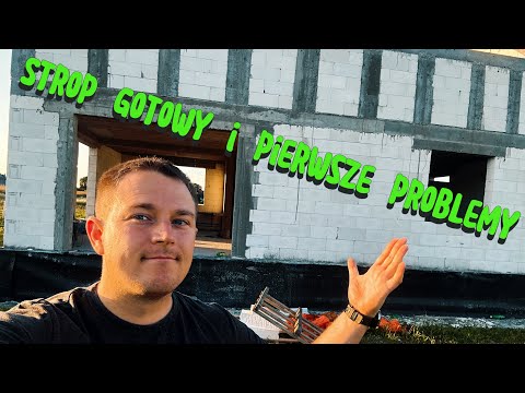 BUDOWA DOMU  - #6 STROP I PIERWSZE KŁOPOTY (DOM W MALINÓWKACH 14)