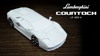 DIY Lamborghini Countach From Paper