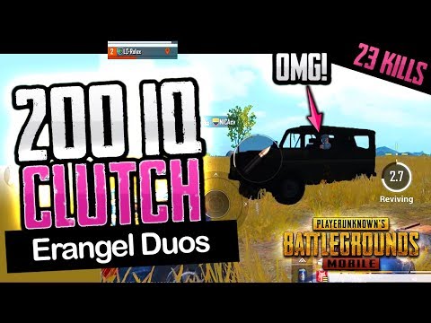 INSANE 200 IQ CLUTCH - PUBG Mobile Duos - 23 KILLS