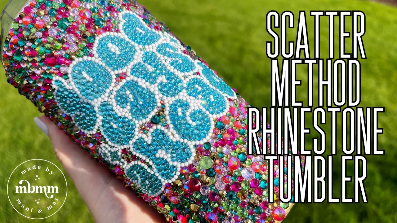 Scatter Method Rhinestone Tumbler Tutorial