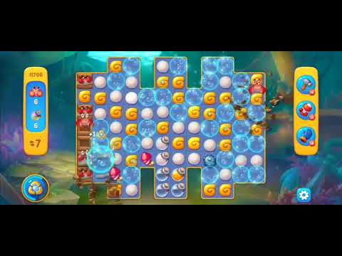 Fishdom Easy Level 11706 (with ingame lightning and bomb boosters) @choraelmin