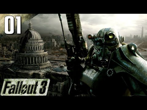 Fallout 3: 100% (Very Hard) Walkthrough Part 1 - Vault 101 (No Commentary)