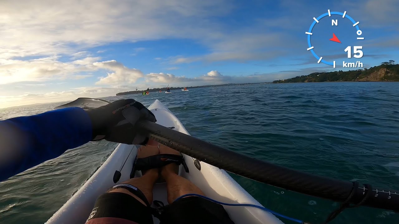 Paddling the Fenn Fennix Swordfish S surfski