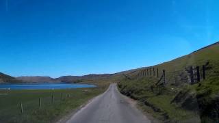 Driving Through The Highlands Of Scotland